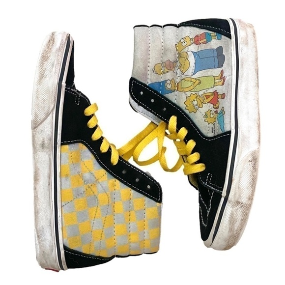 VANS x The Simpsons Sk8-Hi 1987-2020 Sneakers - 5.5US - Picture 11 of 14